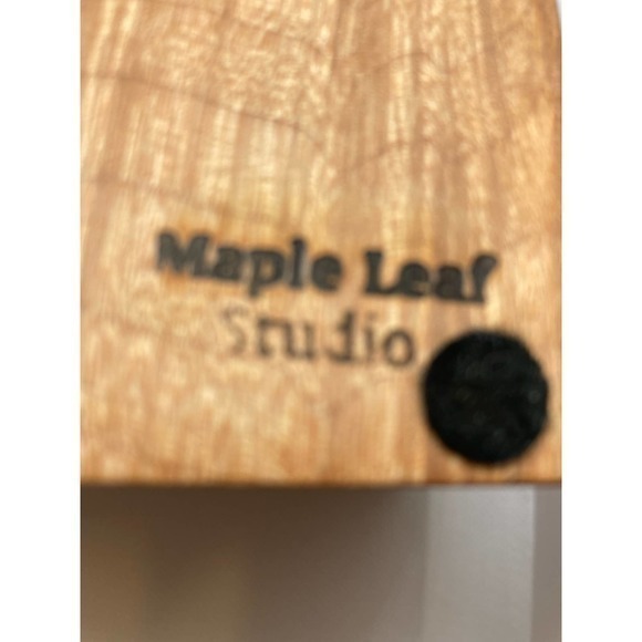 Birds Eye Maple Wood Trinket Box Handmade By Maple Leaf Studio Unique Design - Picture 2 of 6